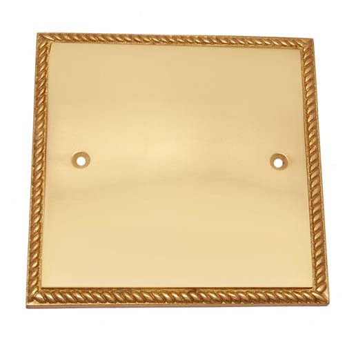Georgian Brass Switch Plate without Cutout 
